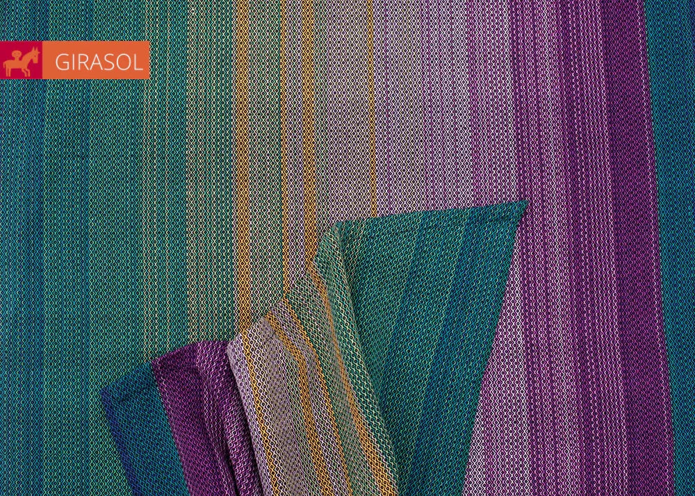 Girasol Baby Wrap Kokiri Cuervo Double Weft