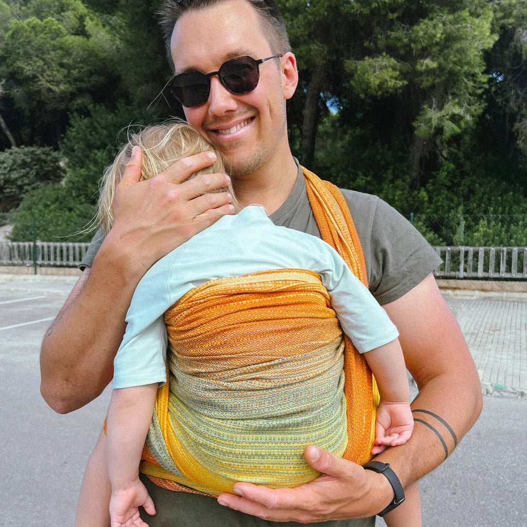 Girasol Free Elf Fusion D'Oro Double Weft Woven Wrap - Woven Baby Size 2 (2.60m)-Size 4 (3.60m)-Size 5 (4.20m)-Size 6 (4.60m)-Size 7 (5.20m)   Baby Wraps    #