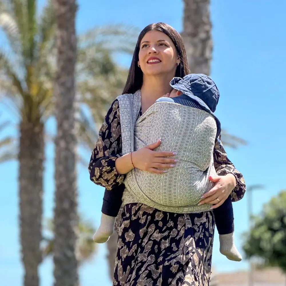 DIDYMOS Baby Wrap Sling Prima Pebble - Woven Baby 4 / Prima Pebble   Baby Wrap Slings > Woven Wraps > Prima    #