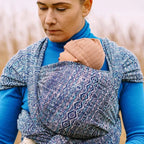 DIDYMOS Baby Wrap Sling Hedwych Hearts Ocean Soul - Woven Baby 1 / Hedwych Hearts Ocean Soul   Baby Wrap Slings > Woven Wraps > Jacquard    #