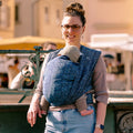DIDYMOS Baby Wrap Sling 1975 Mystic Blue - Woven Baby 2 / 1975 Mystic Blue   Baby Wrap Slings > Woven Wraps > Jacquard    #