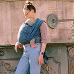 DIDYMOS Baby Wrap Sling 1975 Mystic Blue - Woven Baby 2 / 1975 Mystic Blue   Baby Wrap Slings > Woven Wraps > Jacquard    #