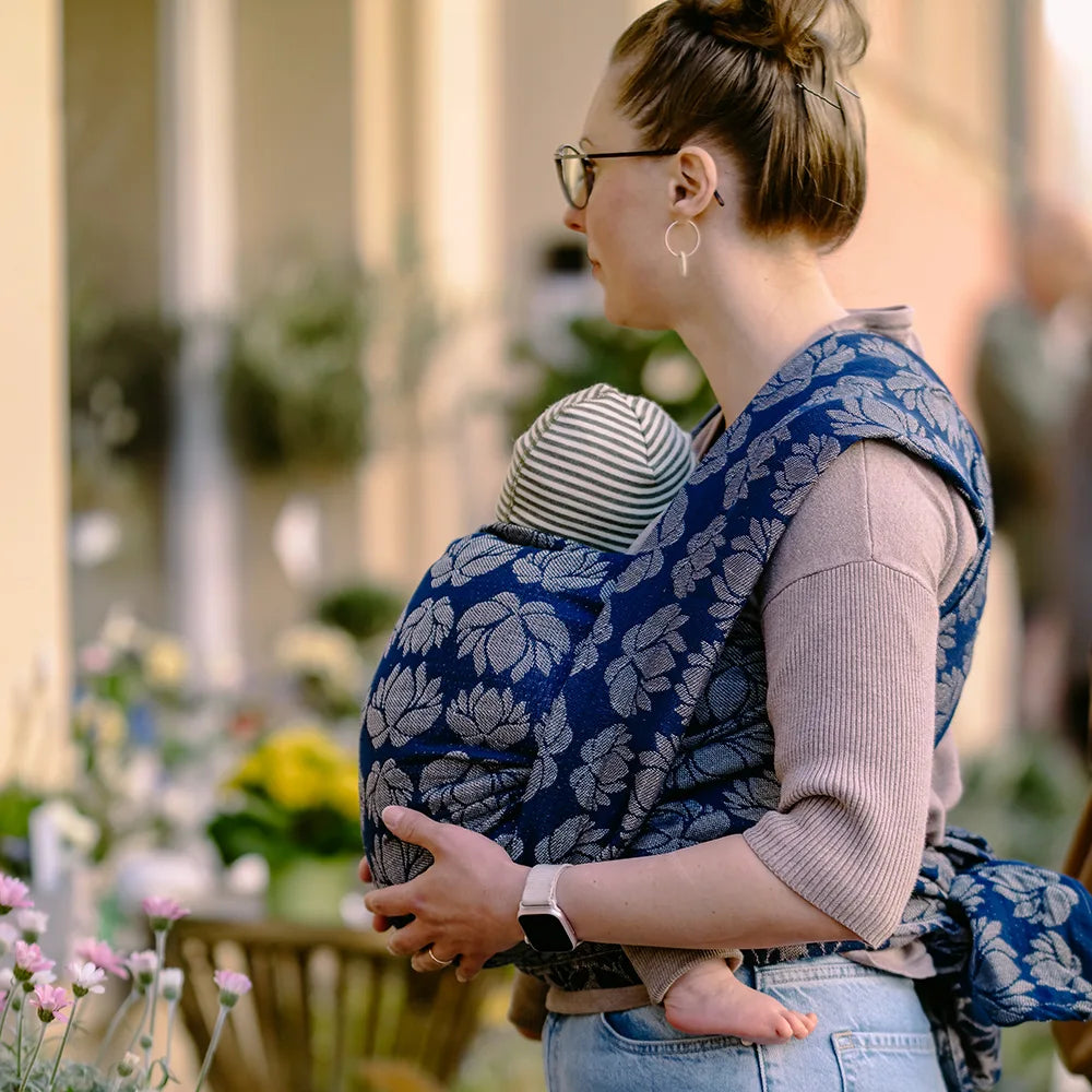 DIDYMOS Baby Wrap Sling Loto Lunea Triblend - Woven Baby 1 / Loto Lunea Triblend   Baby Wrap Slings > Woven Wraps > Jacquard    #