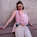 DIDYMOS Baby Wrap Sling Trias Pink Pearl - Woven Baby 1 / Trias Pink Pearl   Baby Wrap Slings > Woven Wraps > Jacquard    #