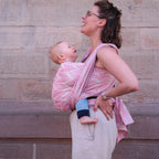 DIDYMOS Baby Wrap Sling Trias Pink Pearl - Woven Baby 1 / Trias Pink Pearl   Baby Wrap Slings > Woven Wraps > Jacquard    #