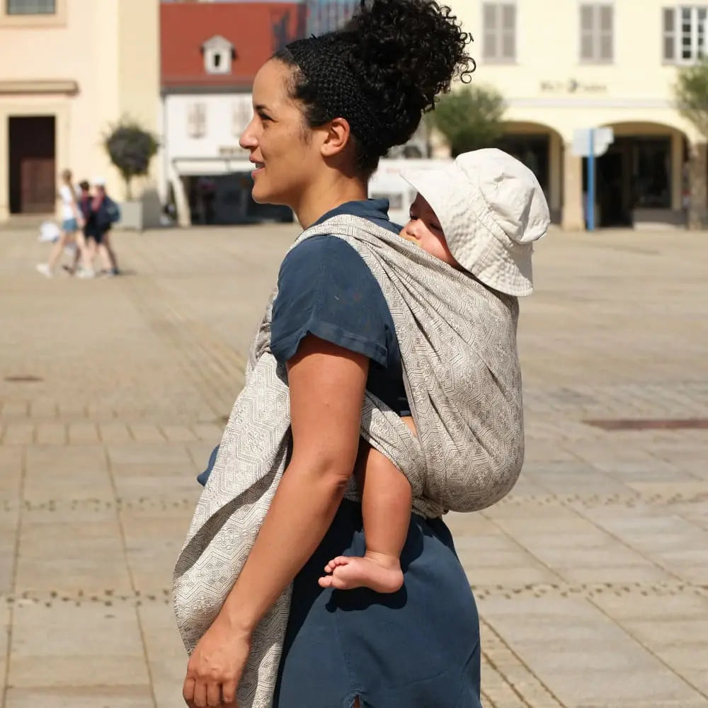 DIDYMOS-Baby Wrap Sling 1975 Stracciatella Hemp - Woven Baby 3       #