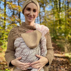 DIDYMOS Baby Wrap Sling Trias Chai Cinnamon - Woven Baby 2 / Trias Chai Cinnamon   Baby Wrap Slings > Woven Wraps > Jacquard    #