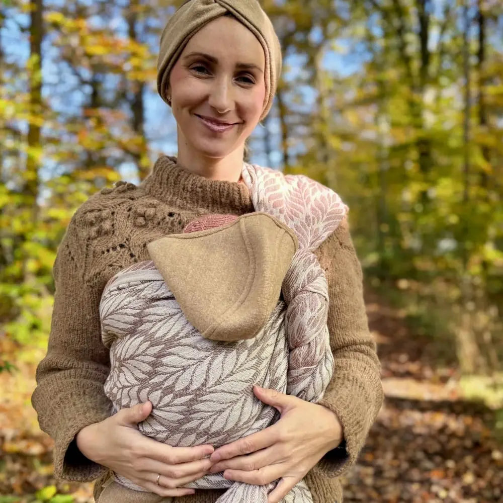 DIDYMOS Baby Wrap Sling Trias Chai Cinnamon - Woven Baby 2 / Trias Chai Cinnamon   Baby Wrap Slings > Woven Wraps > Jacquard    #