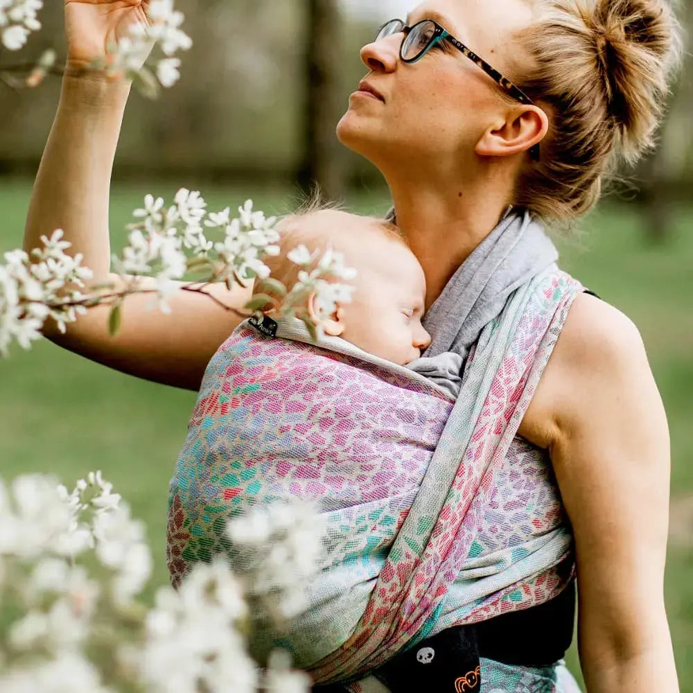 DIDYMOS Baby Wrap Sling Summer Mosaic - Woven Baby 2 / Summer Mosaic   Baby Wrap Slings > Woven Wraps > Jacquard    #