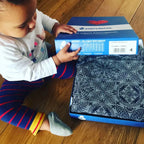 DIDYMOS Baby Wrap Sling Azulejo Linen - Woven Baby 2 / Azulejo Linen   Baby Wrap Slings > Woven Wraps > Jacquard    #