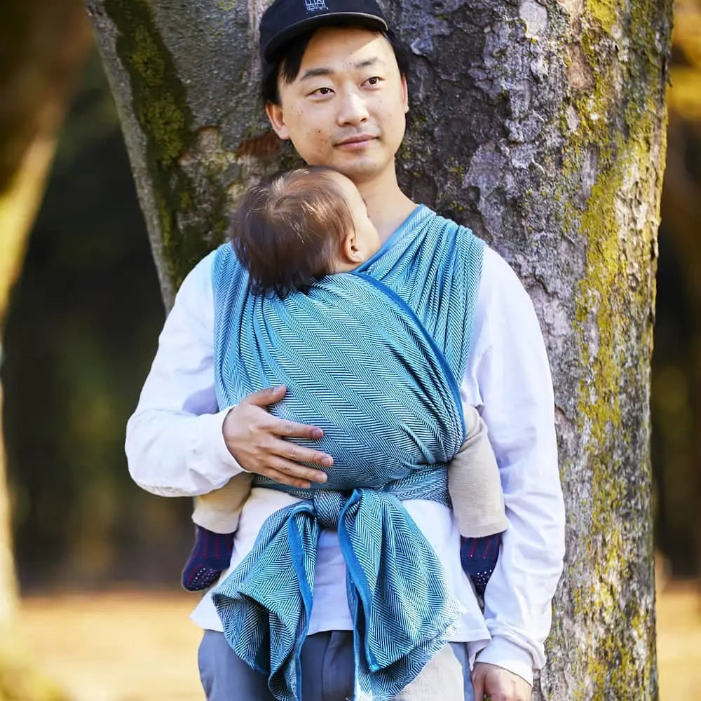 DIDYMOS Baby Wrap Sling Lisca Petrol - Woven Baby 2 / Lisca Petrol   Baby Wrap Slings > Woven Wraps > Lisca    #