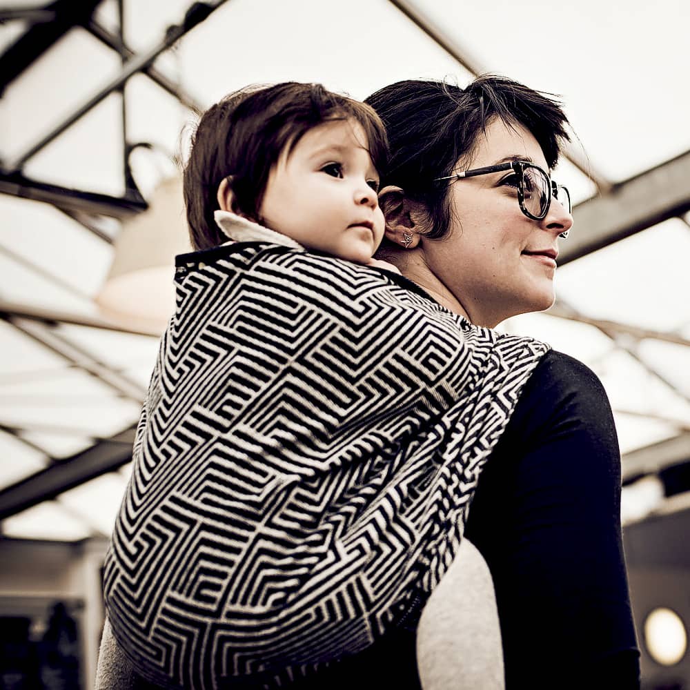 DIDYMOS Baby Wrap Sling Metro Monochrome - Woven Baby 2 / Metro Monochrome   Baby Wrap Slings > Woven Wraps > Jacquard    #