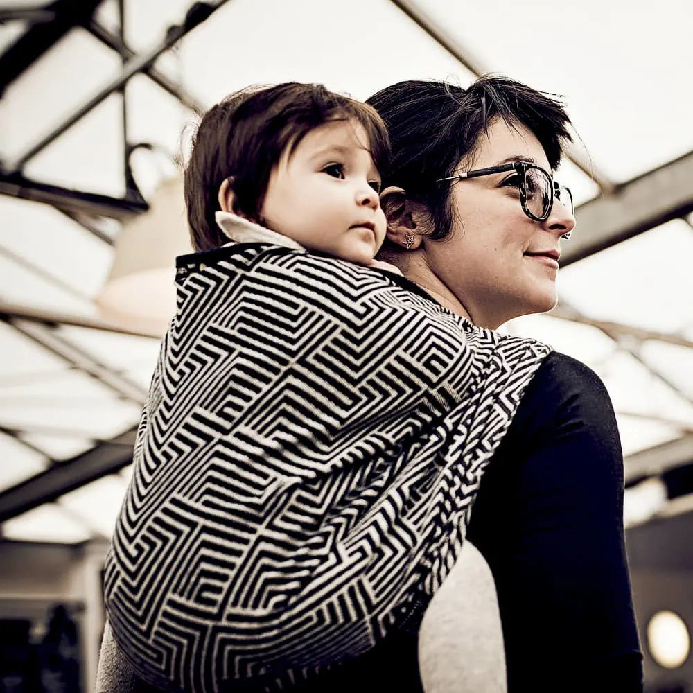 DIDYMOS Baby Wrap Sling Metro Monochrome - Woven Baby 2 / Metro Monochrome   Baby Wrap Slings > Woven Wraps > Jacquard    #
