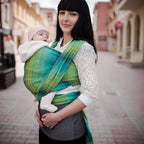 DIDYMOS Baby Wrap Sling Ada Malachite - Woven Baby 2 / Ada Malachite   Baby Wrap Slings > Woven Wraps > Jacquard    #