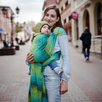 DIDYMOS Baby Wrap Sling Ada Malachite - Woven Baby 2 / Ada Malachite   Baby Wrap Slings > Woven Wraps > Jacquard    #