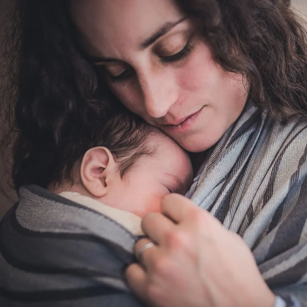 DIDYMOS Baby Wrap Sling Waves Silver - Woven Baby 4 / Waves Silver   Baby Wrap Slings > Woven Wraps > Jacquard    #