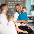 DIDYMOS Baby Wrap Sling Waves Acqua - Woven Baby 2 / Waves Acqua   Baby Wrap Slings > Woven Wraps > Jacquard    #