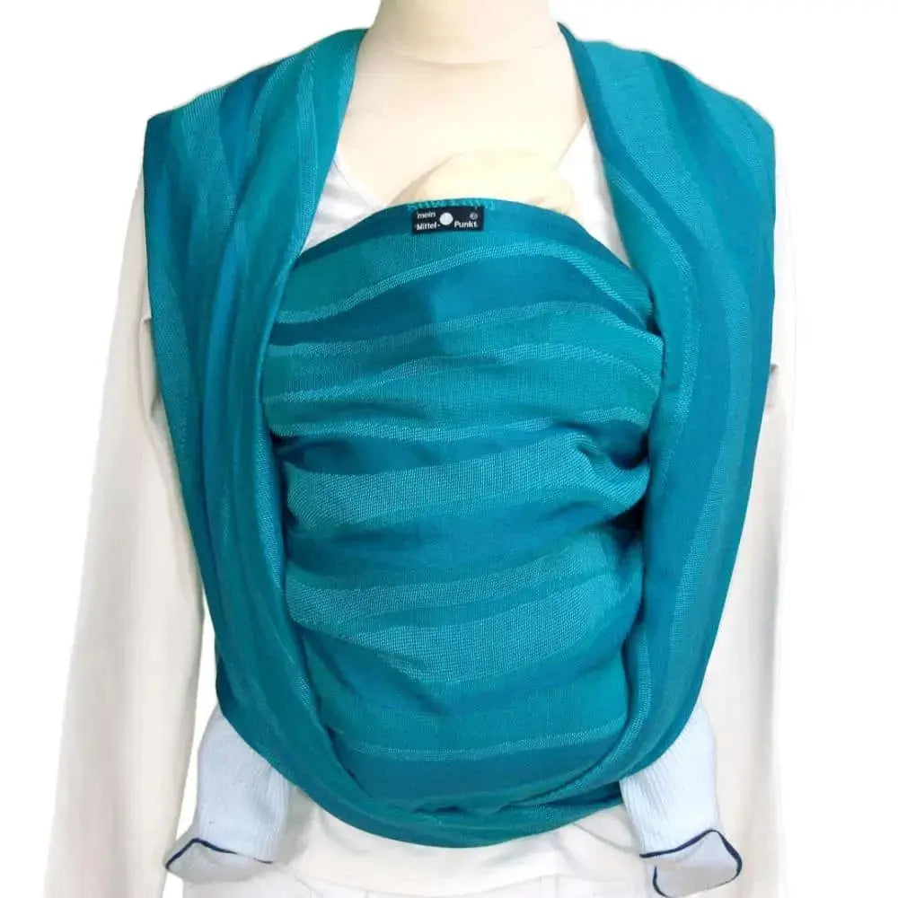 DIDYMOS Baby Wrap Sling Waves Acqua - Woven Baby 2 / Waves Acqua   Baby Wrap Slings > Woven Wraps > Jacquard    #