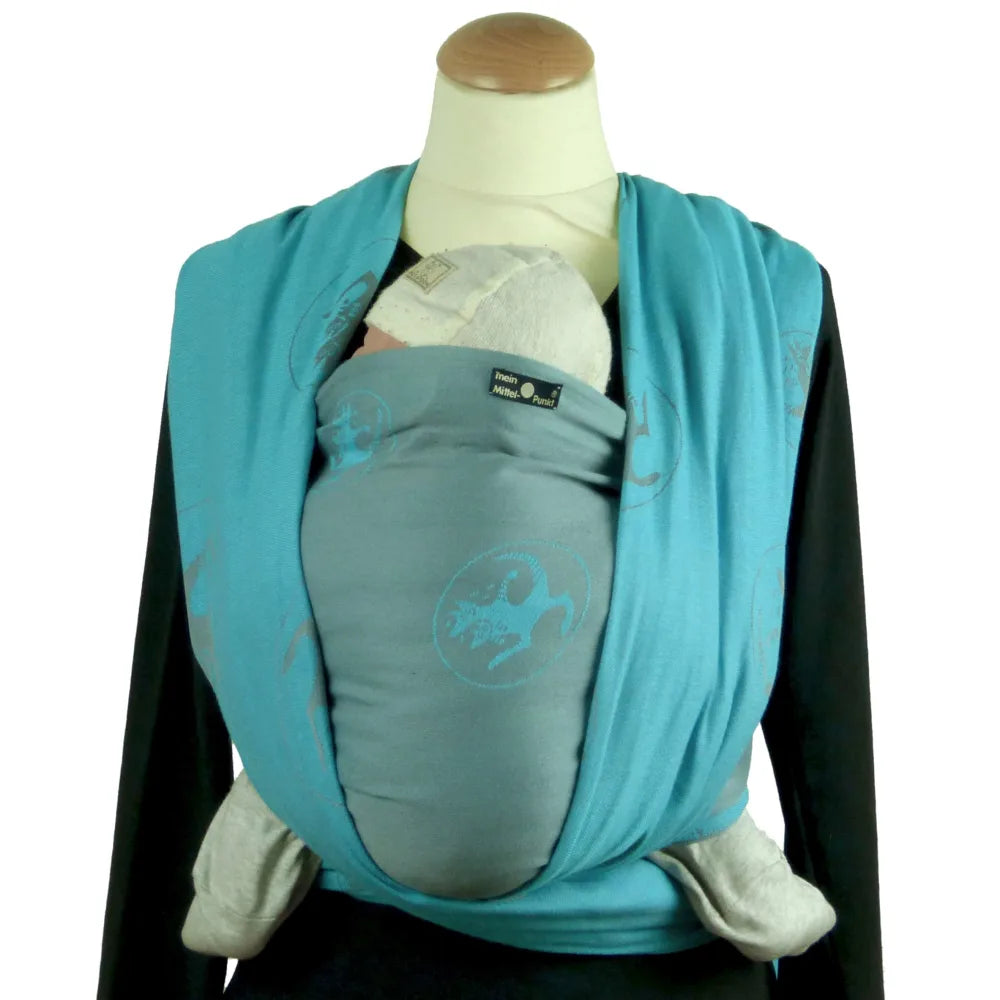 DIDYMOS Baby Wrap Sling Kanga Cool Water - Woven Baby 2 / Kanga Cool Water   Baby Wrap Slings > Woven Wraps > Jacquard    #