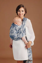 QOTN Tamino Baby Wrap 53% cotton, 33% linen, 14% tussah silk - Woven Baby Size 6 (M 4.6m)   long_woven_wraps    #